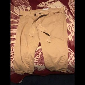 Khaki capris